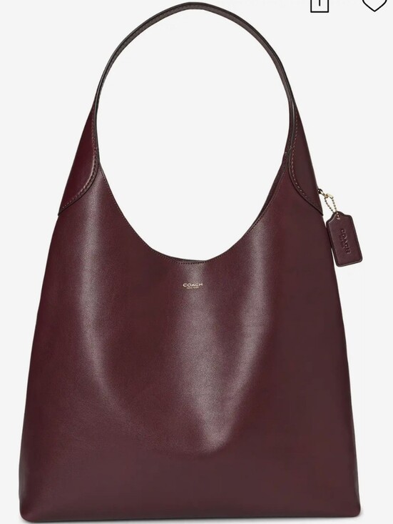 Coach Handbags - NWOT Merlot Coach Brooklyn 39 Shoulder Hobo Bag